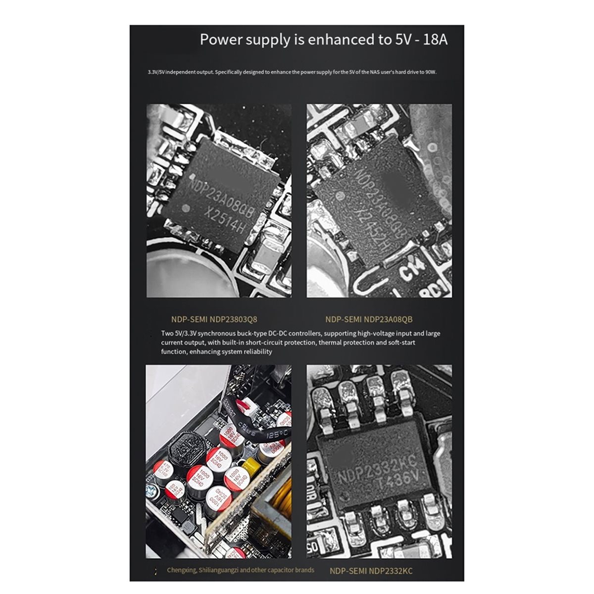 Flex Atx Power Supply 600W 1U - [AC18 Digital]/Flex 600W – modułowy zasilacz