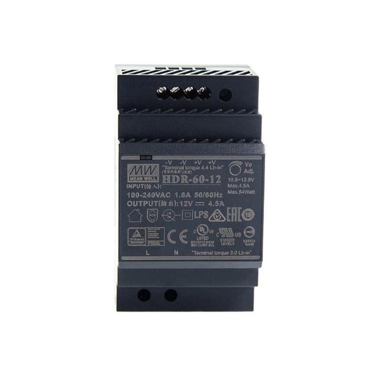 Dc Power Supply 12V - 【NOWY A09R!】 Zasilacz przemysłowy na szynę