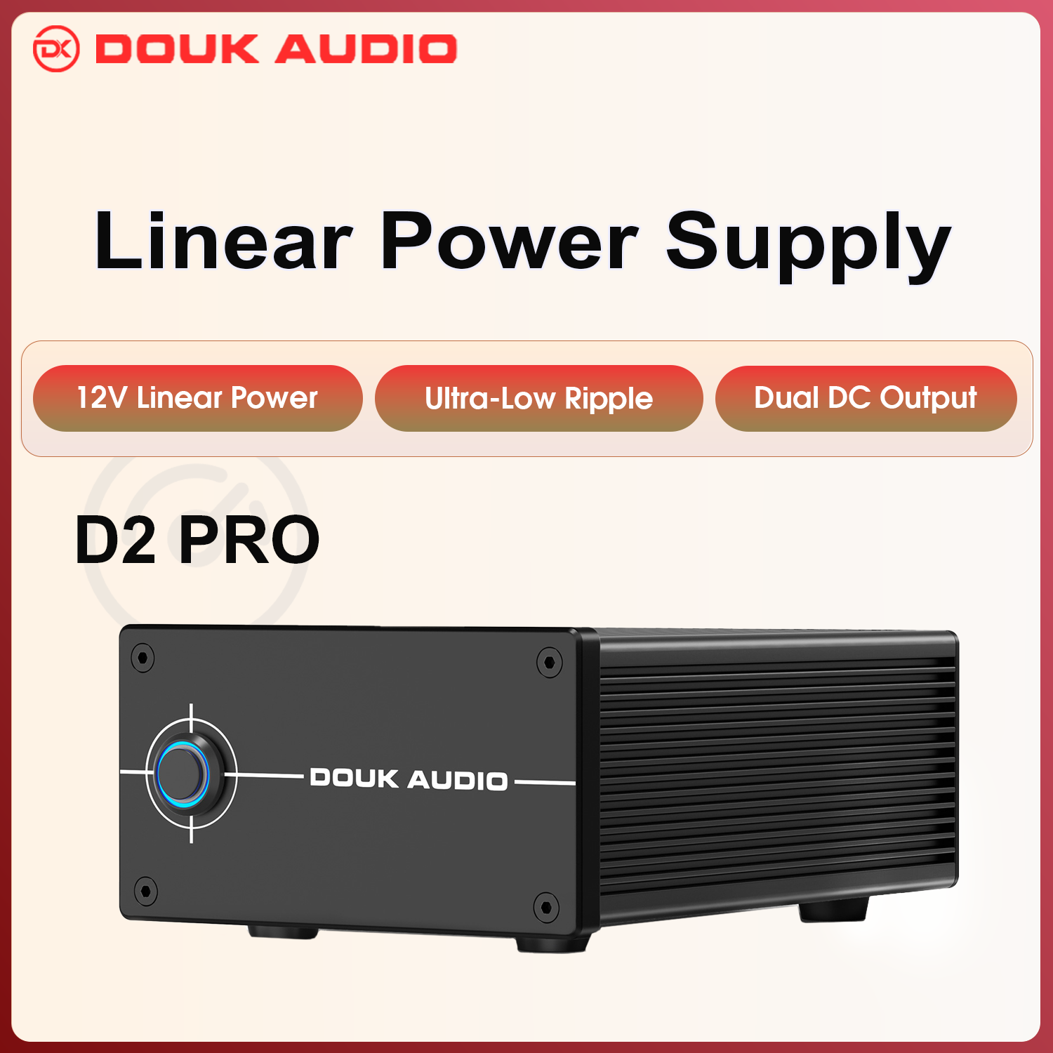 Dc Power Supply 12V - Zasilacz liniowy Douk Audio DC 12V
