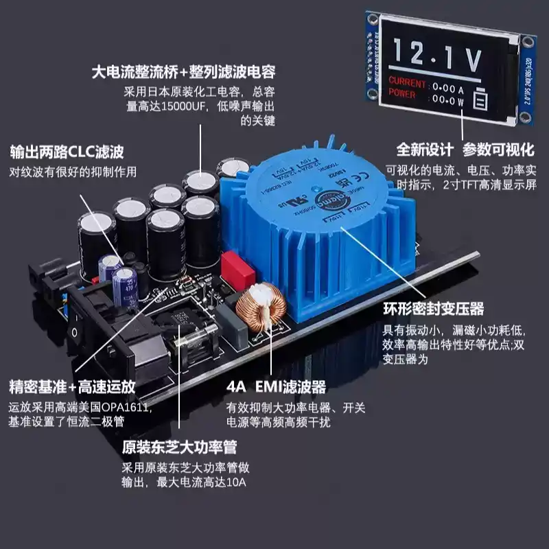 SPD‑25PRO Niskoszumowy 25W DC  – Dc Power Supply 12V recenzja i cena