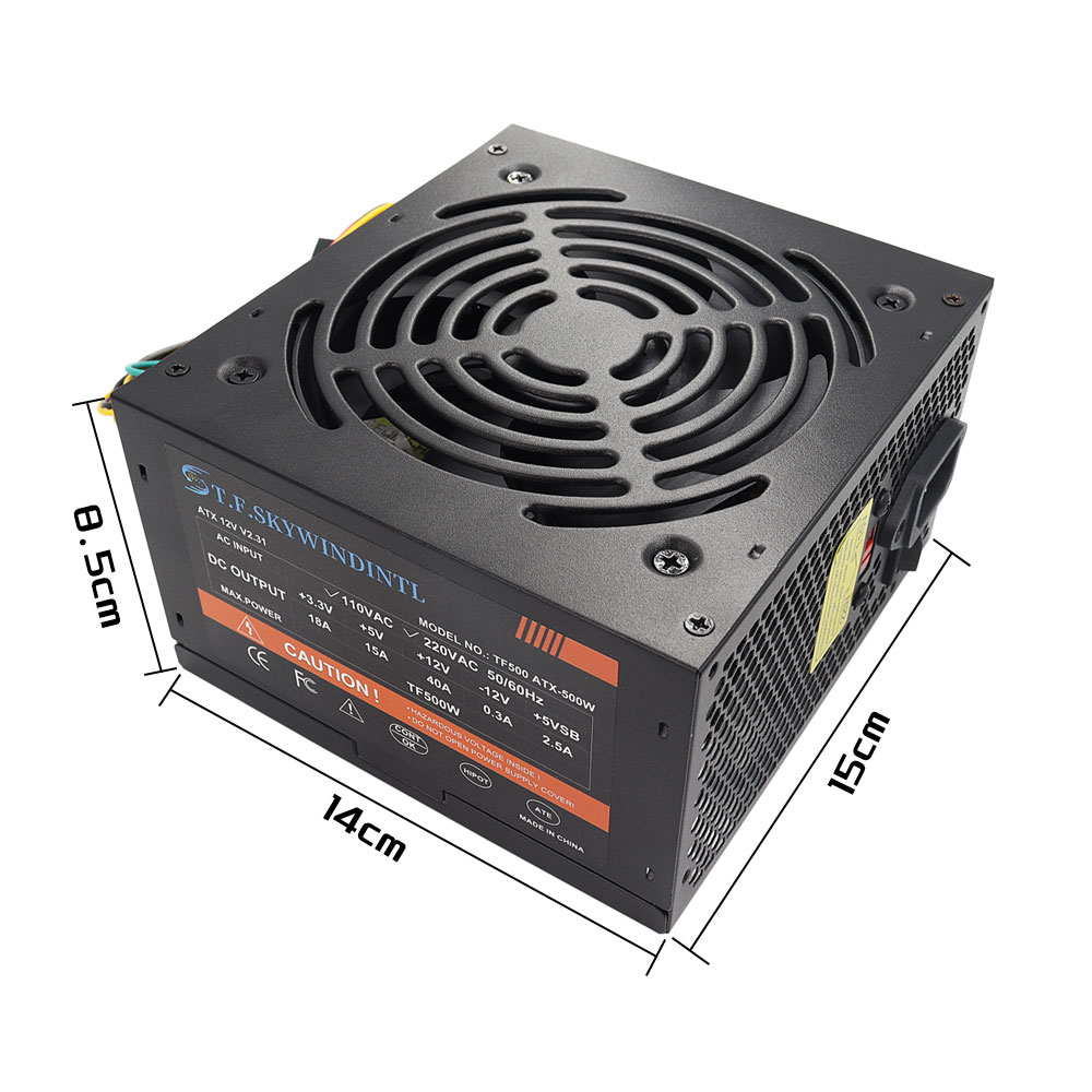 Tani zasilacz ATX do komputera – Power Supply 750W recenzja i cena